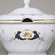 Soup tureen 2,5 l, Thun 1794 Carlsbad porcelain, BERNADOTTE arms