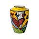 Vase miniature Romero Britto - A New Day 8,5 / 8,5 / 12,5 cm, porcelain, R. Britto, Goebel
