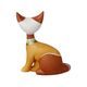 Cat Pablo 7 / 4.5 / 8cm, biscuit china, Cats Goebel R. Wachtmeister