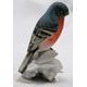 Bullfinch bird 12,5 x 10,5 x 19,5 cm, Porcelain Figures Duchcov