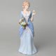 Lady with basket 10 x 11 x 28 cm, Porcelain Figures Duchcov
