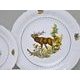 Sonata hunting: Plate set for 6 pers., Leander 1907