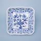 Salad dish square 24 cm, Original Blue Onion Pattern