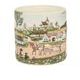 Tea light Latern 10 cm with 3D illustration of JOSEF LADA "Spring", Glassor