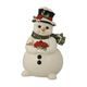 Snowman figurine In the Winter Garden 13.5 / 13.5 / 22cm, stoneware, Goebel
