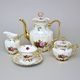 Coffee set for 6 pers., Cecily - Rose, Royal Bohemia porcelain