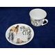 My Horse: Cup 420 ml and saucer breakfast, Fine Bone China, Roy Kirkham