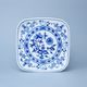 Square plate 21 cm, Original Blue Onion Pattern