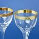 Glasses - Red Wine 250 ml, set 2 pcs., Golden Stripe, 16,5 cm, Milan Mottl