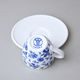 Cup espresso 90 ml and saucer 12,5 cm Milada, Fragments of Onion Pattern, Blue, Český porcelán a.s.