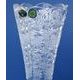 Vase 20 cm, cut Star, Bohemia Crystal