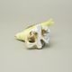 Bunting bird 11 x 14 cm, Luxor, Royal Dux Bohemia
