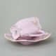 Cup 100 ml and saucer 13 cm, Regina, Rose China Chodov