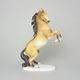 Kůň hnědý 20 x 9 x 30,5 cm, pastel, Porcelánové figurky zvířat Duchcov