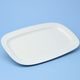 Platter 36 x 21 cm, white, Thun 1794, karlovarský porcelán