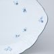 Cake plate 27 cm, Thun 1794 Carlsbad porcelain, BERNADOTTE blue flower