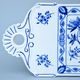 Bread tray 27,5 cm, Original Blue Onion Pattern