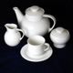 Tea set for 6 pers., Thun 1794 Carlsbad porcelain, Catrin white