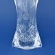 Crystal Hand Cut Vase ORBIT- Thistle decor, 300 mm, Crystalite BOHEMIA