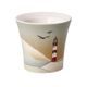 Egg cups 6,5 / 6,5 / 6 cm, Lighthouse, porcelain, Goebel