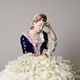 Lady with lace skirt 16 cm, Porcelain Figures Duchcov