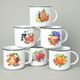 Mug Tina big 380 ml, 6 pcs. fruits decor set., Český porcelán a.s.