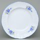 Bowl deep round 32 cm, Thun 1794 Carlsbad porcelain, BERNADOTTE Forget-me-not-flower