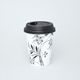 Bohemia Black: Cup To Go coffee 0,3 l with rubber cap, Cesky porcelan a.s.