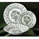 Plate set for 4 pers., 24-21-17 cm, Original Green Onion pattern