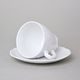 Cup 175 ml and saucer coffee, Opera white, Cesky porcelan a.s.