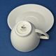 Cup 140 ml + saucer 135 mm, Lea ivory, Thun 1794