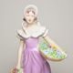 Gardener woman 13,5 x 11 x 26 cm, Saxe, Porcelain Figures Duchcov