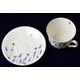 Bees with Lavender: Cup 420 ml + saucer 17 cm breakfast, Roy Kirkham fine bone china
