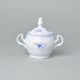 Sugar bowl 0,22 l, Thun 1794Carlsbad porcelain, BERNADOTTE Forget-me-not-flower