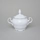 Sugar bowl 300 ml, Thun 1794 Carlsbad porcelain, BERNADOTTE frost