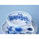 Cup + saucer B 210 ml / 14 cm, Prague Charles Bridge, Original Blue Onion pattern