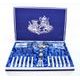 24 pcs. Blue Onion Cutlery dining set in GIFT BOX, Blue Onion Pattern