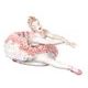 Ballerina with lace 21 x 13 x 12 cm, Kurt Steiner, Porcelain Figures Unterweissbacher