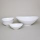 Compot set for 6 persons, Thun 1794 Carlsbad porcelain, Loos white