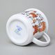 Hrnek Tina střední 240 ml, Kočky hnědo-oranžové, Český porcelán a.s.