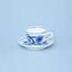 Cup and saucer A+ A, 0,08 l / 11 cm for mocca (mini coffee), Original Blue Onion Pattern, QII