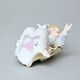 Chlapec s ovečkou, 6,2 x 5,5 x 7,2 cm, Biskvit + Saxe, Porcelánové figurky Duchcov