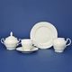 Dessert set 20 pcs., Thun 1794 Carlsbad porcelain, BERNADOTTE ivory