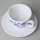 Cup 250 ml and saucer 15 cm Milada, Fragments of Onion Pattern, Blue, Český porcelán a.s.
