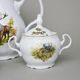 Coffee set for 6 persons, Thun 1794 Carlsbad porcelain, BERNADOTTE hunting