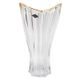 Křišťálová váza Plantica, 32 cm, Zlatá linka, Aurum Crystal