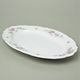 Dish oval flat 36 cm, Thun 1794 Carlsbad porcelain, BERNADOTTE climbing roses