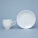 Cup 190 ml + saucer 155 mm, Ophelie white, Thun 1794