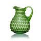 Křišťálový džbán 2 l, Light Green - Polka Dot, Sklárna Květná 1794