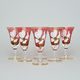 Egermann: Liqueur set of glasses Pink 90 ml, 6 pcs.,Crystal Glasses Egermann